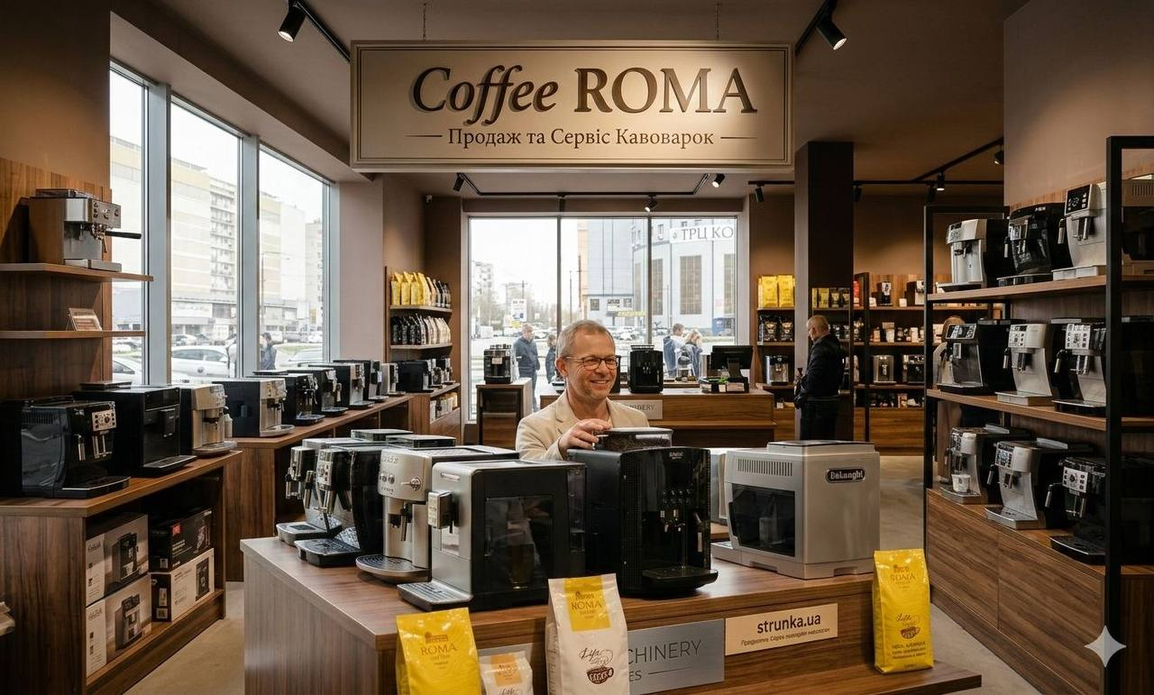 Магазин обладнання Coffee-Roma